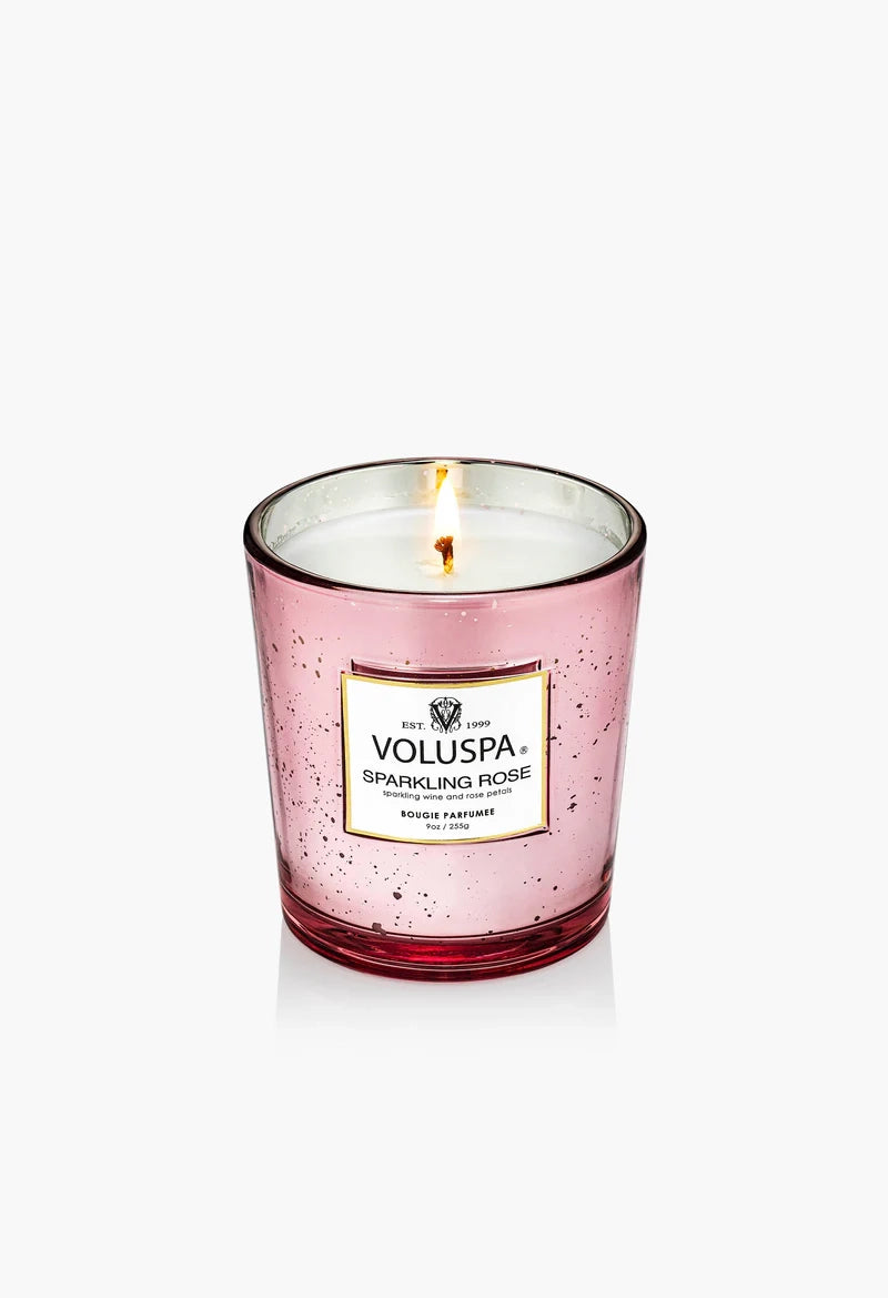Sparkling Rose 9 oz Classic Candle