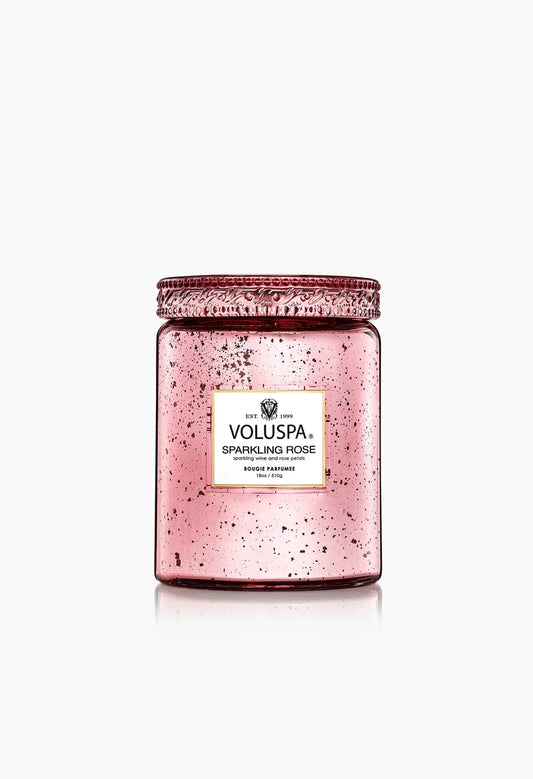Sparkling Rose 18 oz Large Candle
