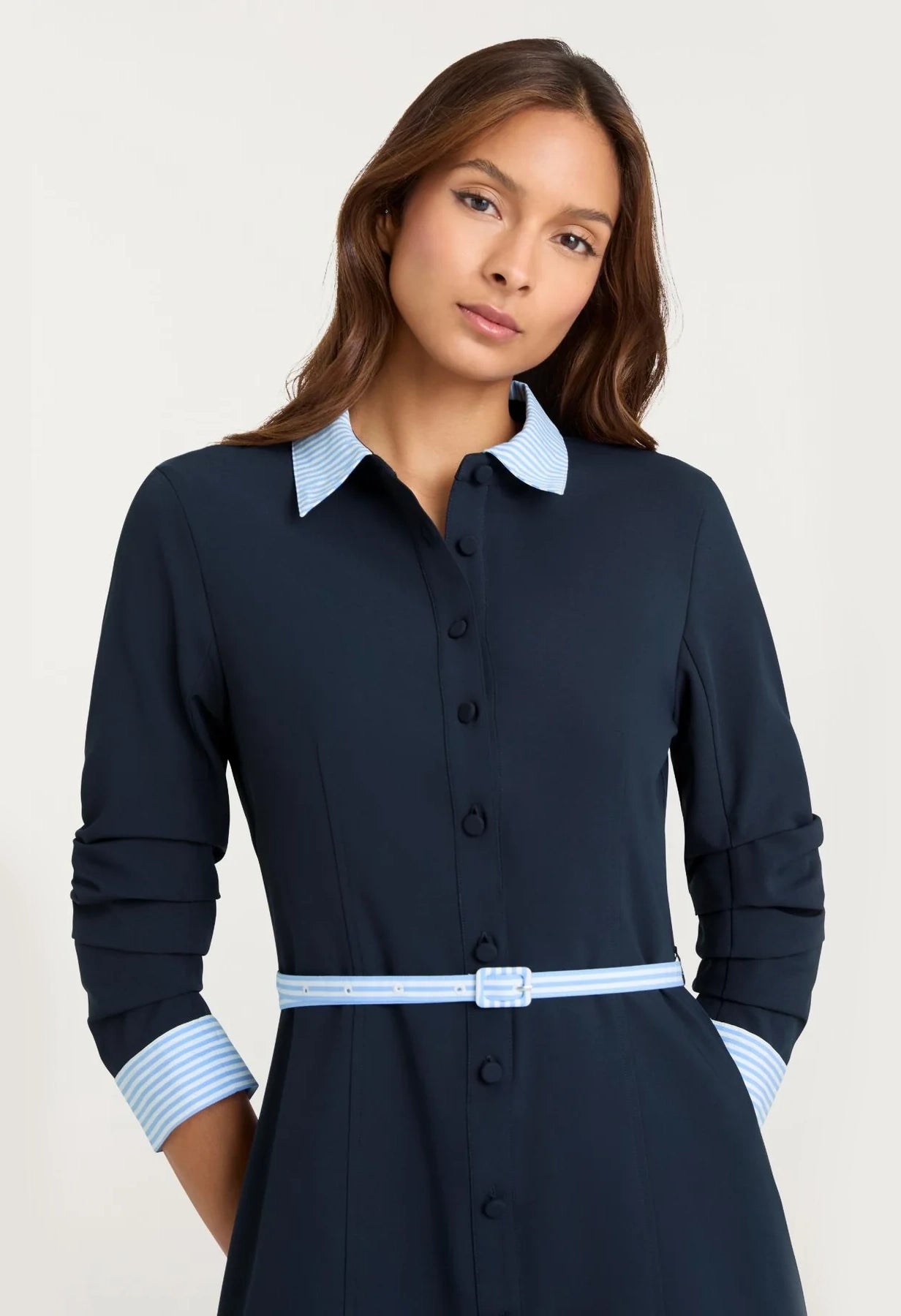 Stripe Shirting Lucilla Dress