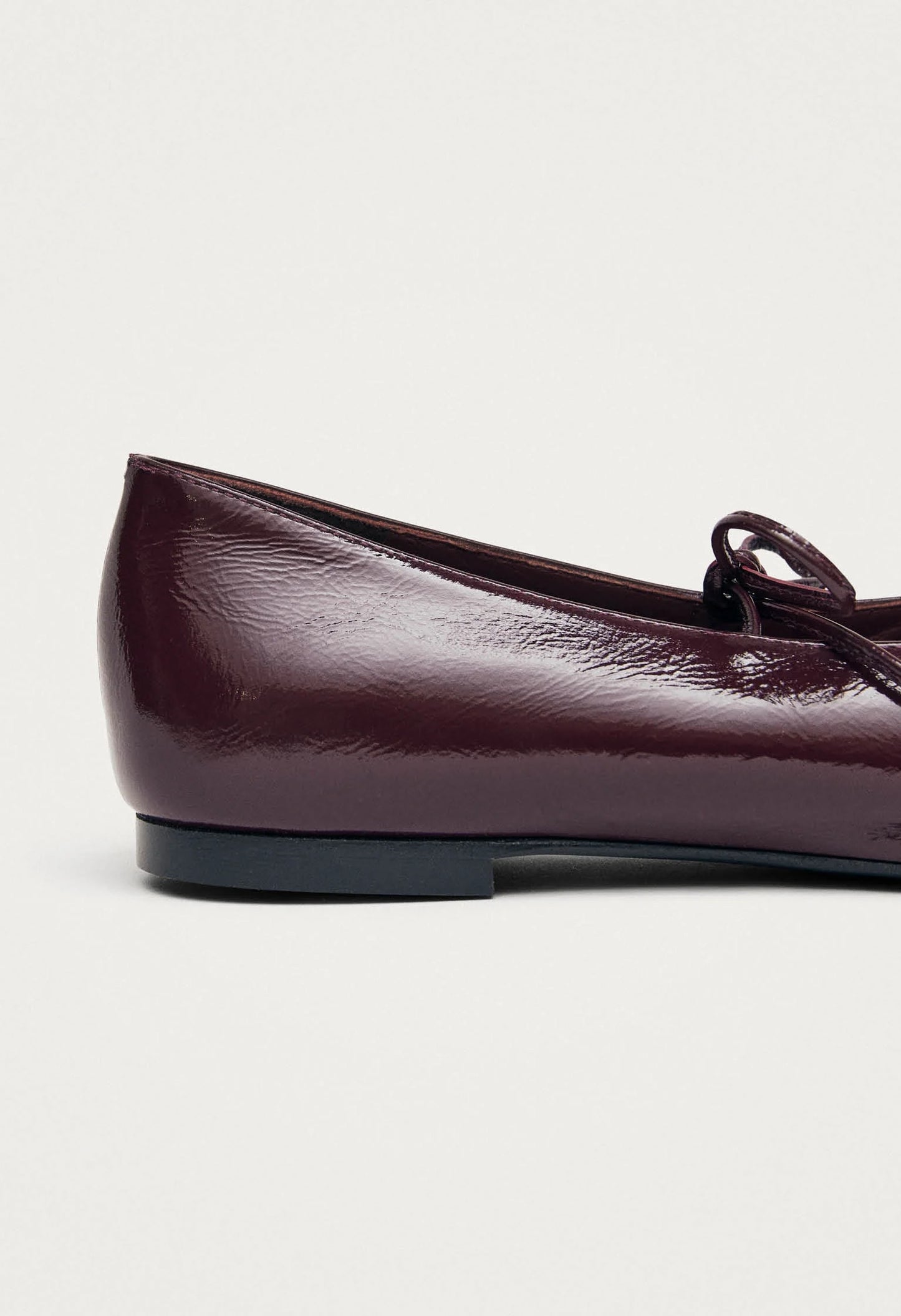 Sway Burgundy Leather Ballet Flats