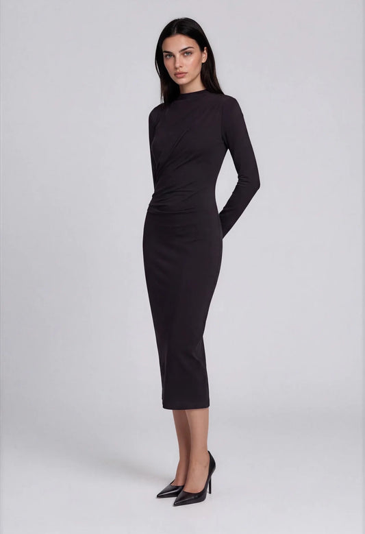 Scuba Long Sleeve Dress