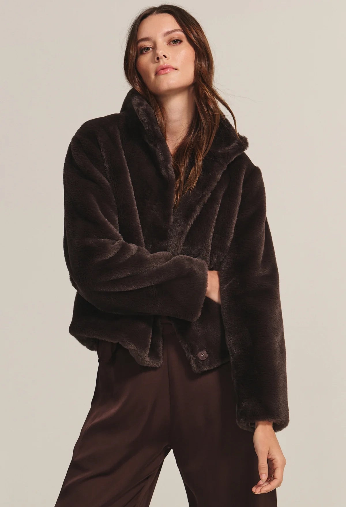 Sheena Luxe Faux Fur Jacket