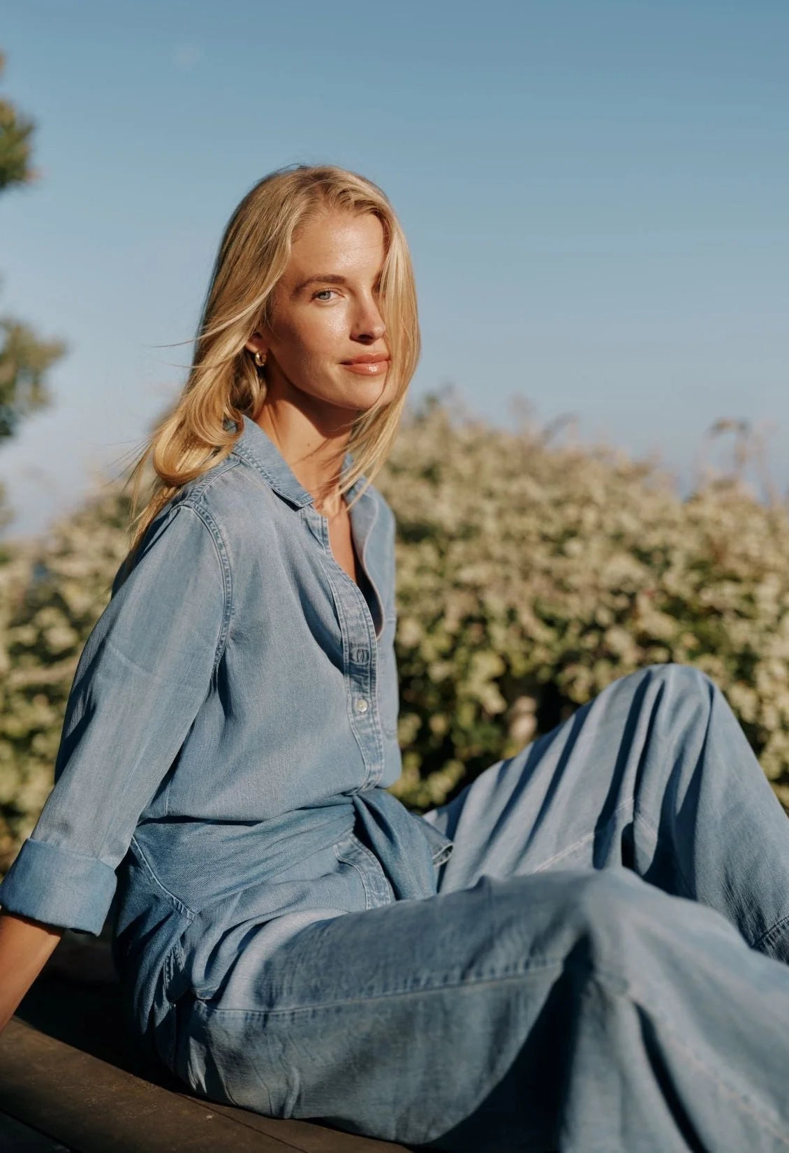 Shirt Tail Button Down