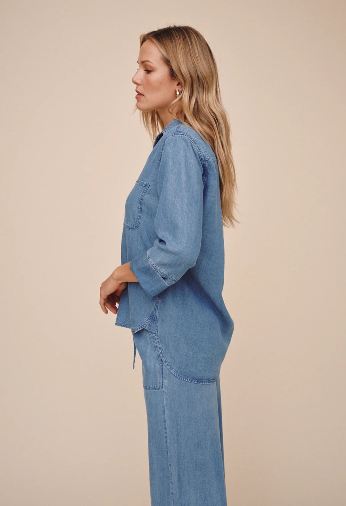 Shirt Tail Button Down