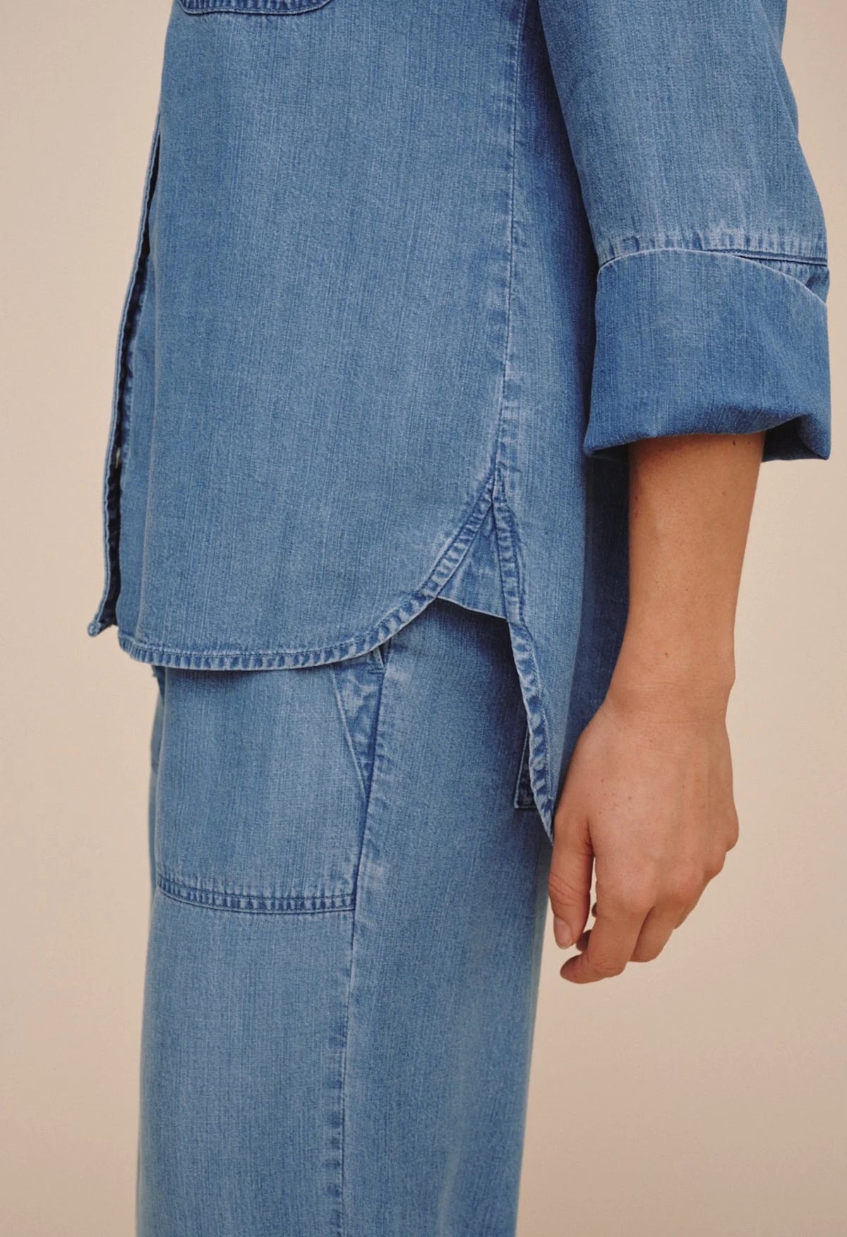 Shirt Tail Button Down