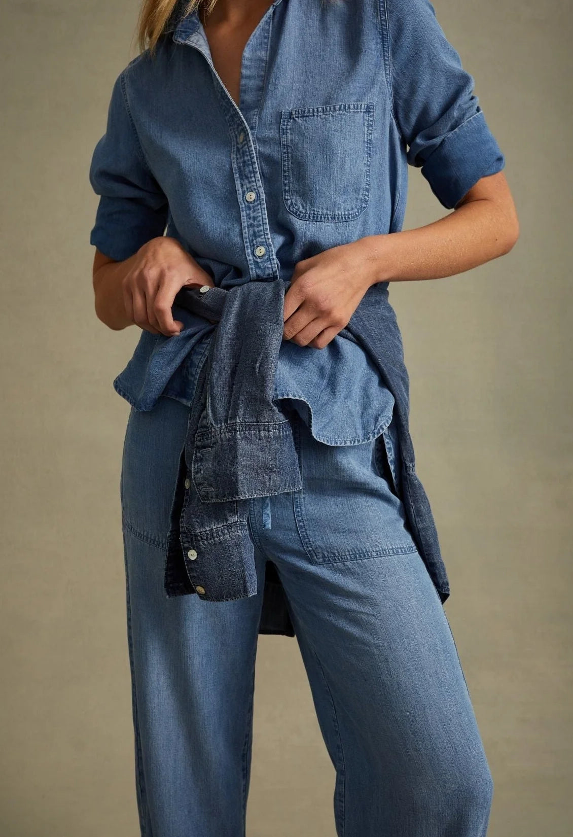 Shirt Tail Button Down