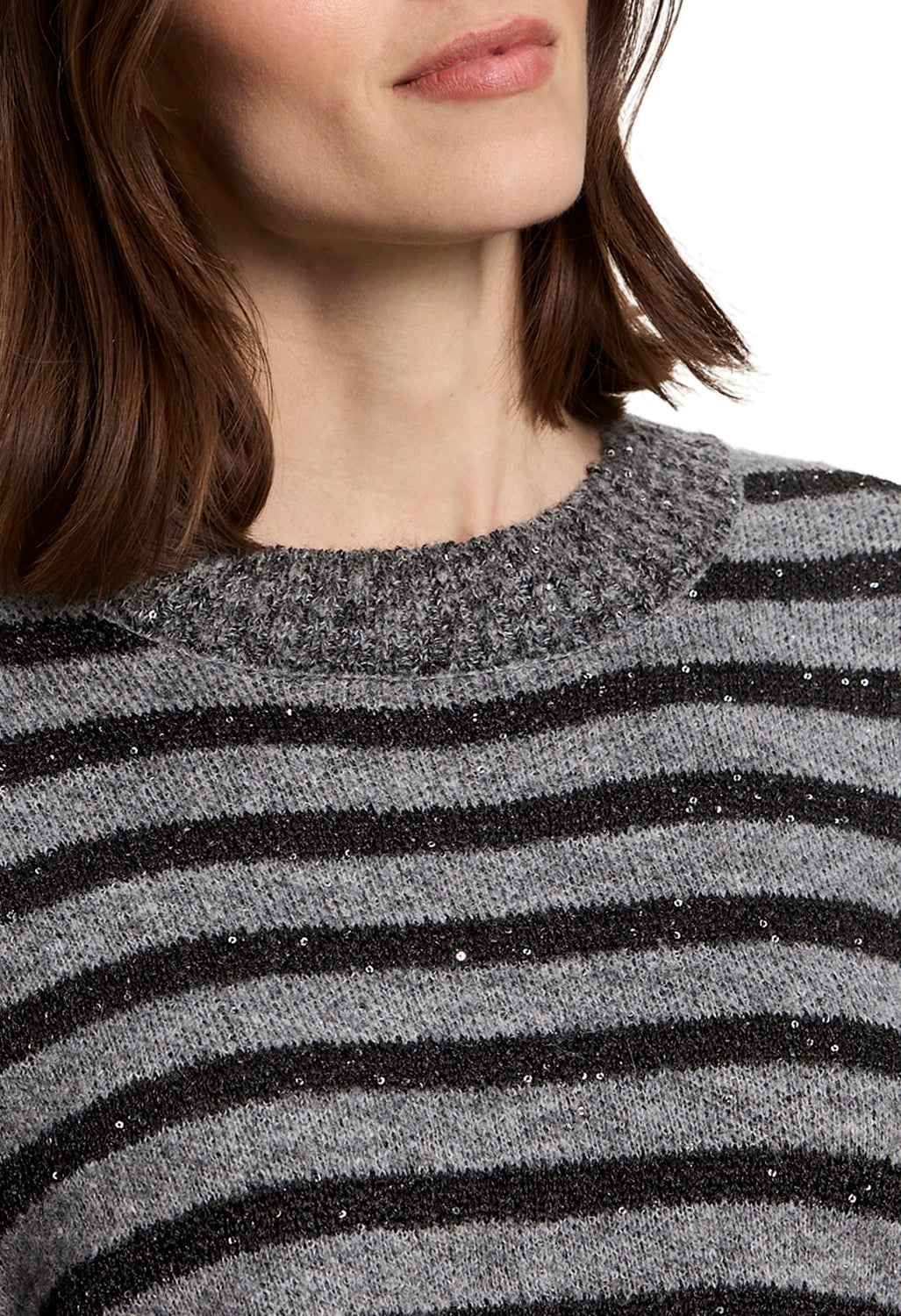 Short Sleeve Shine Sweater Tee