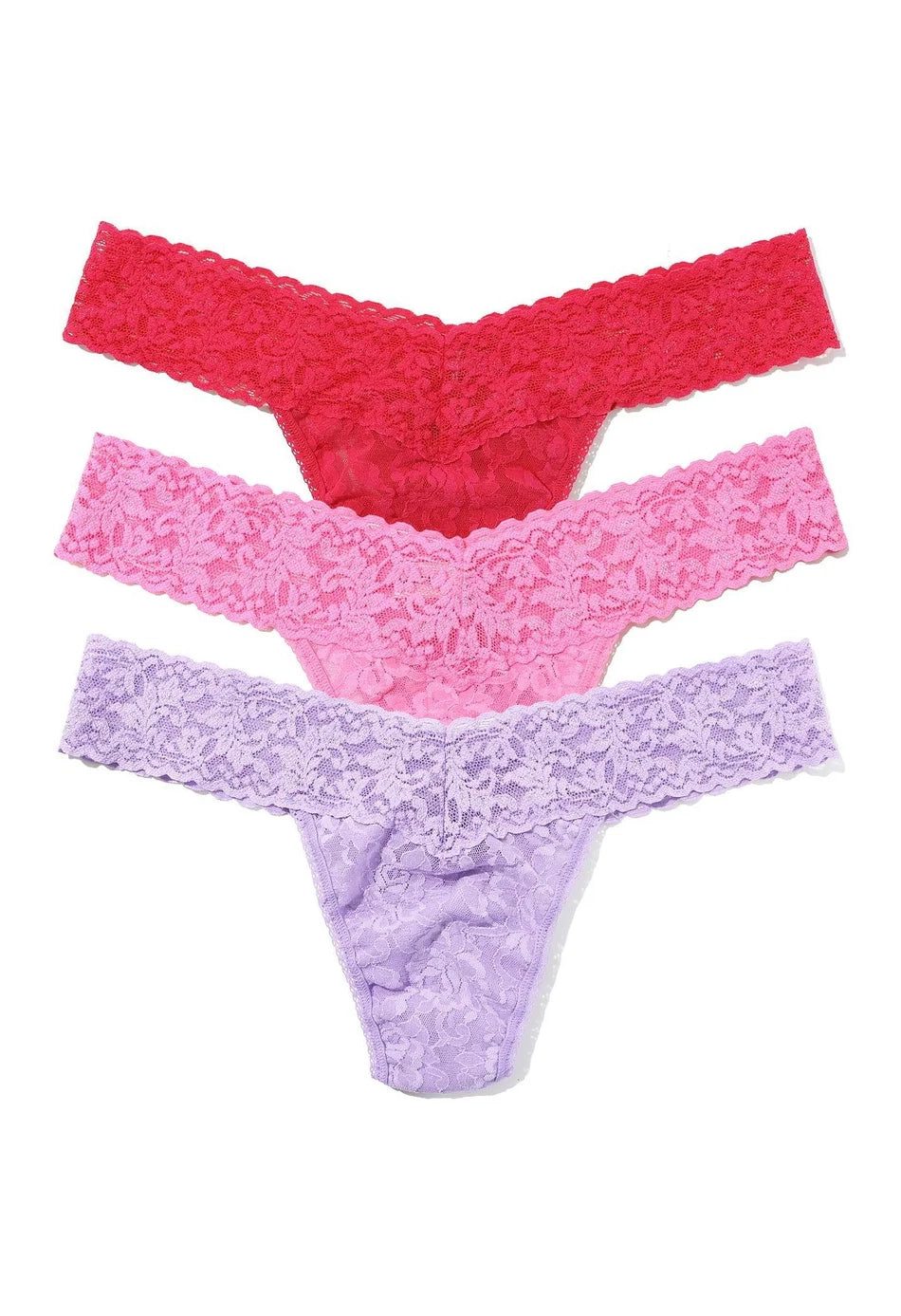 Valentine's Day Signature Lace Low Rise Matchbox 3 Pack