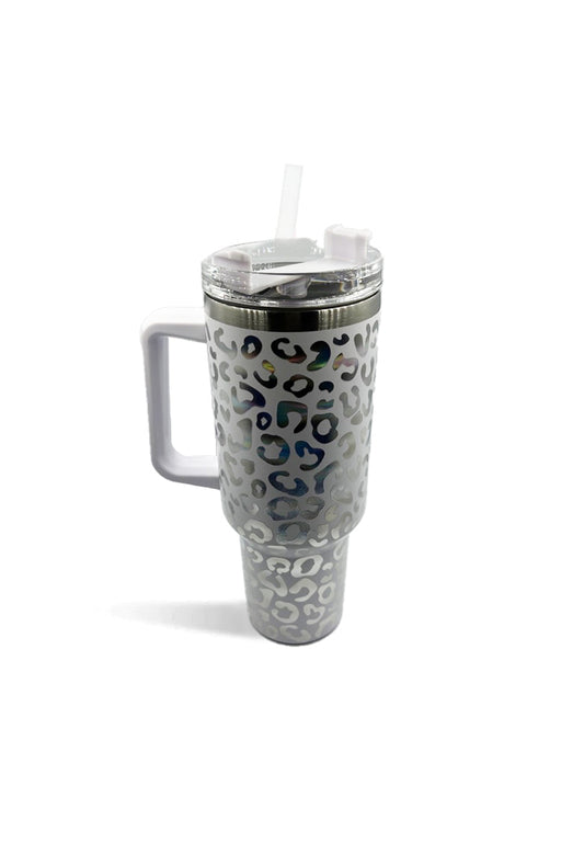 White Leopard Tumbler