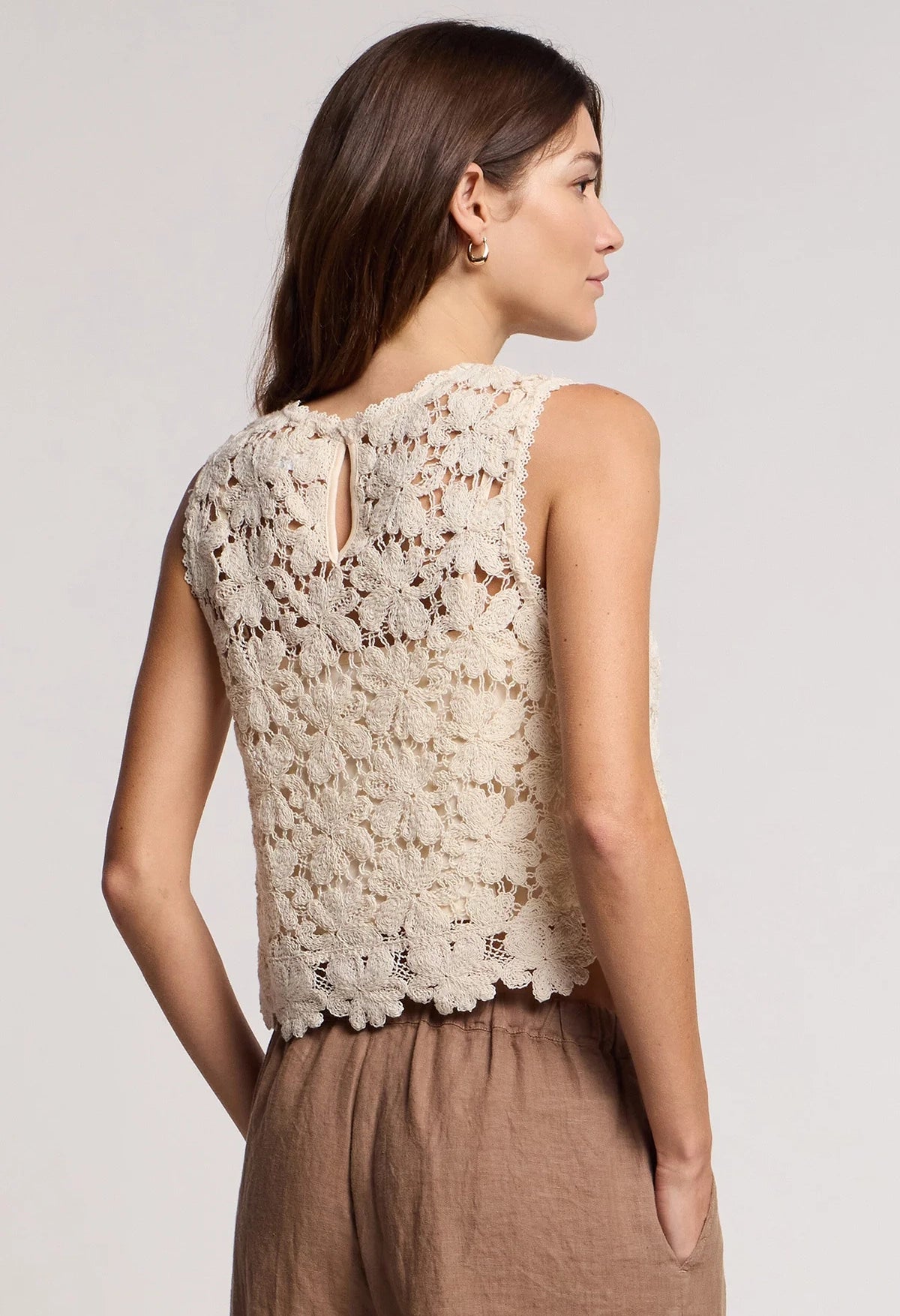 Simona Cotton Lace Top
