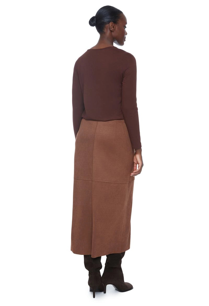 Faux Suede Skirt