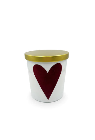 Small Red Velvet Candle - Cinnamon