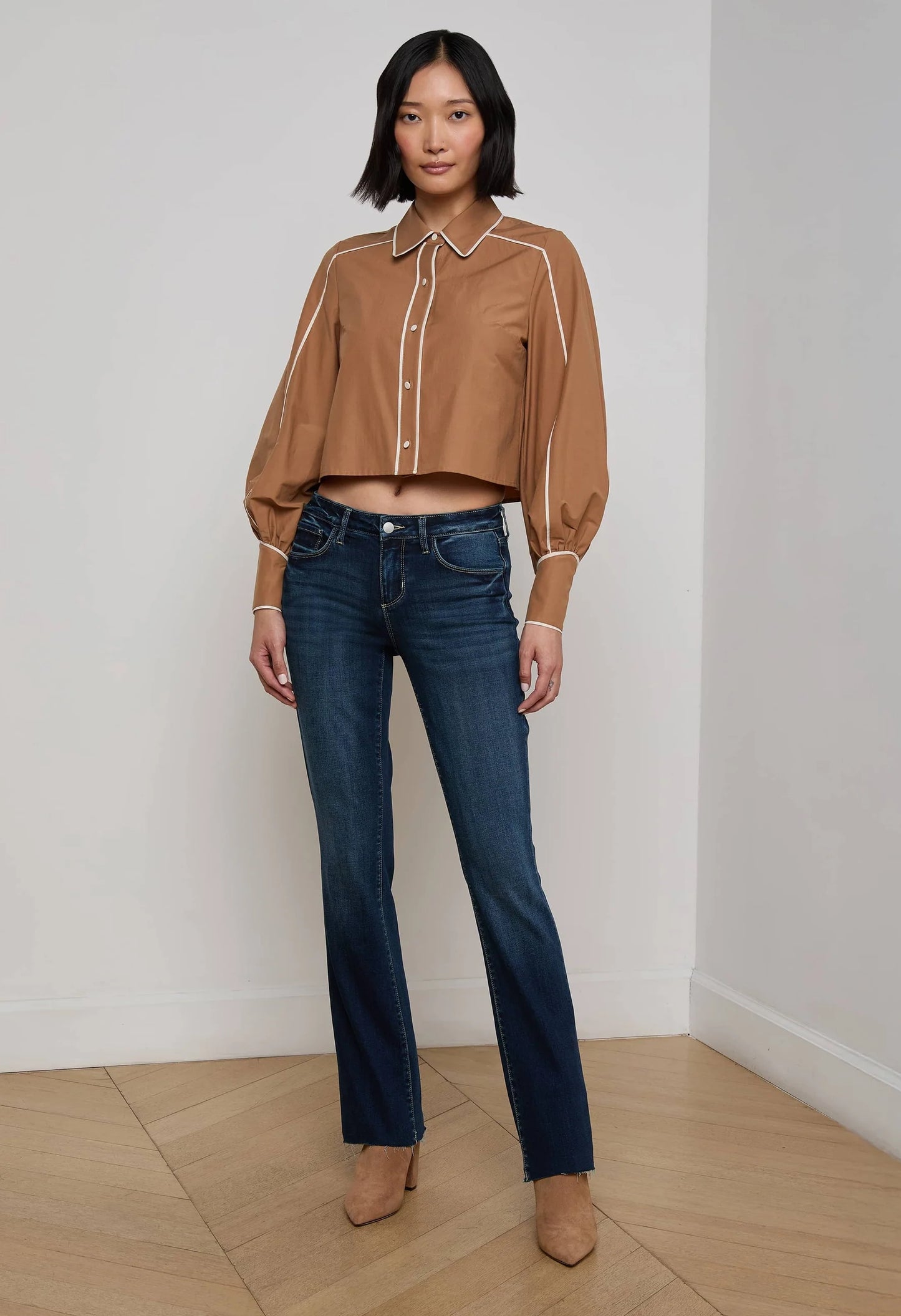 Sneeki Low-Rise Straight-Leg Jean