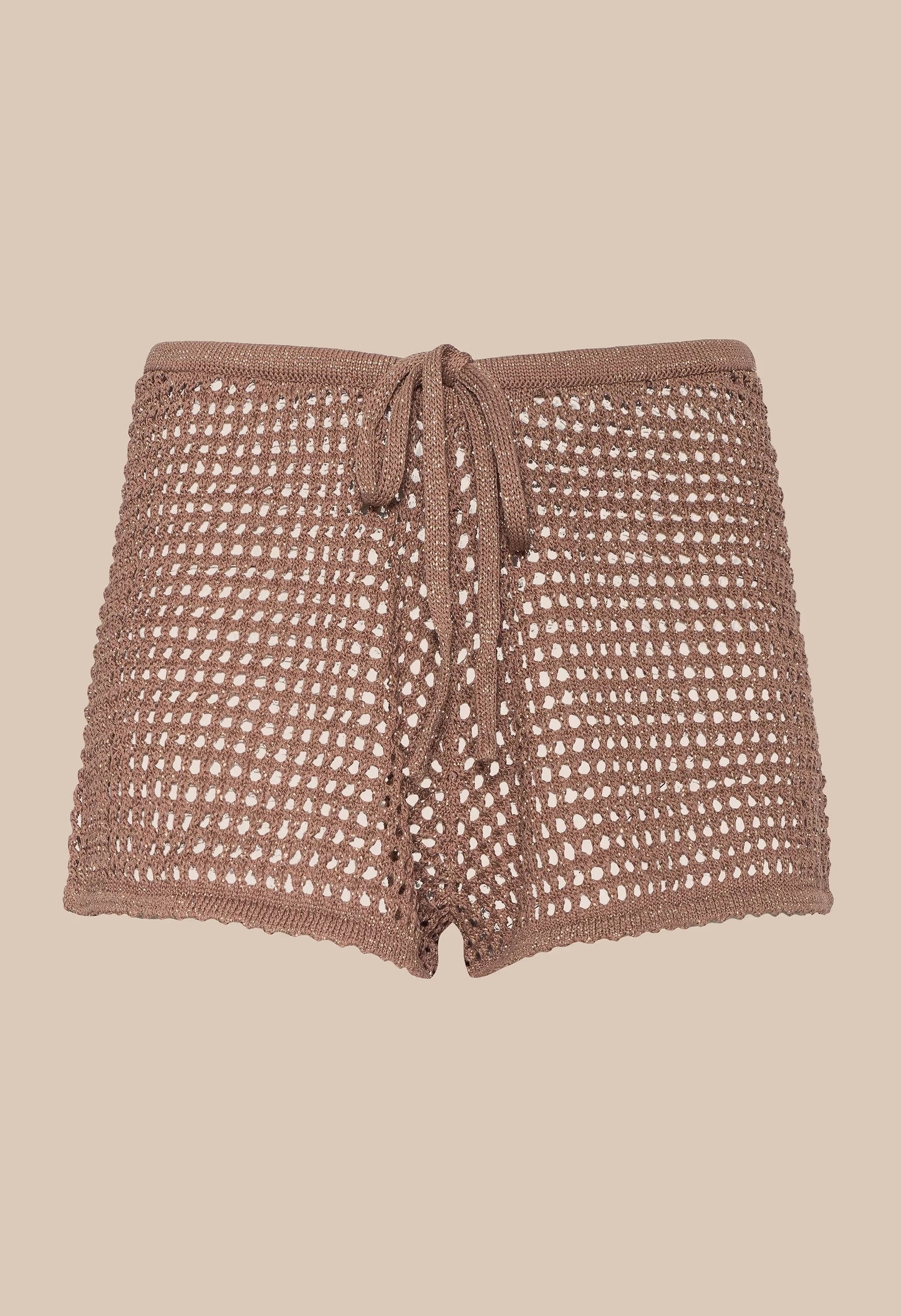 Solan Pointelle Knit Shorts