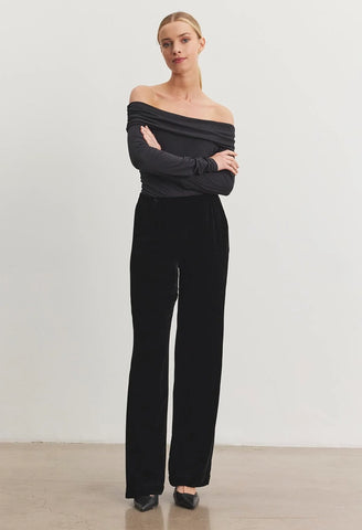 Sorine Silk Velvet Pant