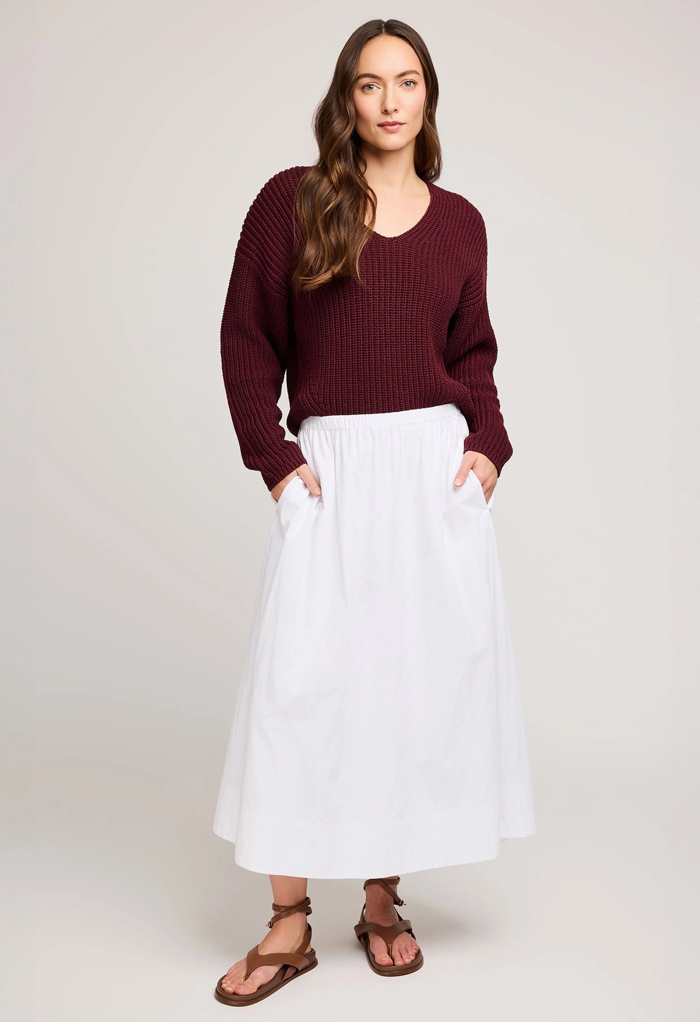 Spencer V-Neck Knit Sweater