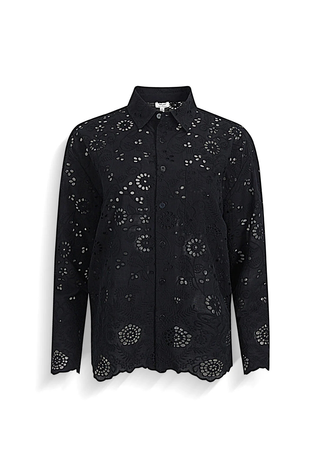 Splendid x @Cellajaneblog Eyelet Button Down