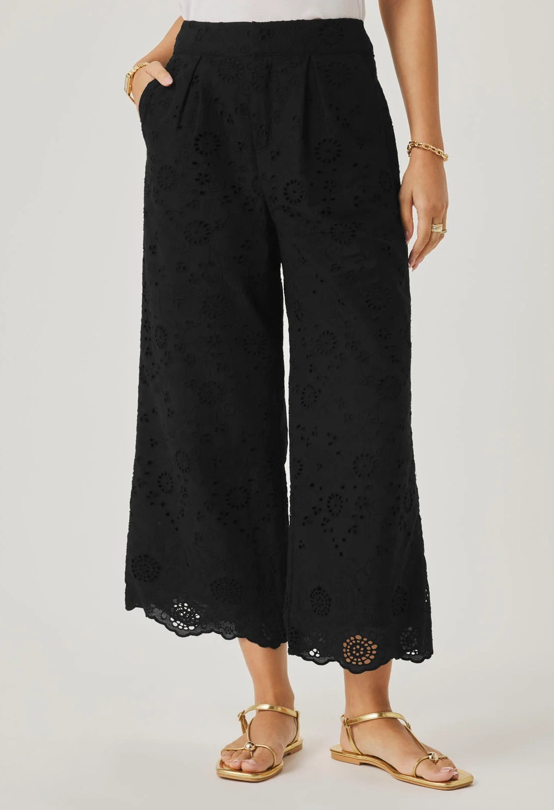 Splendid x @Cellajaneblog Eyelet Pant