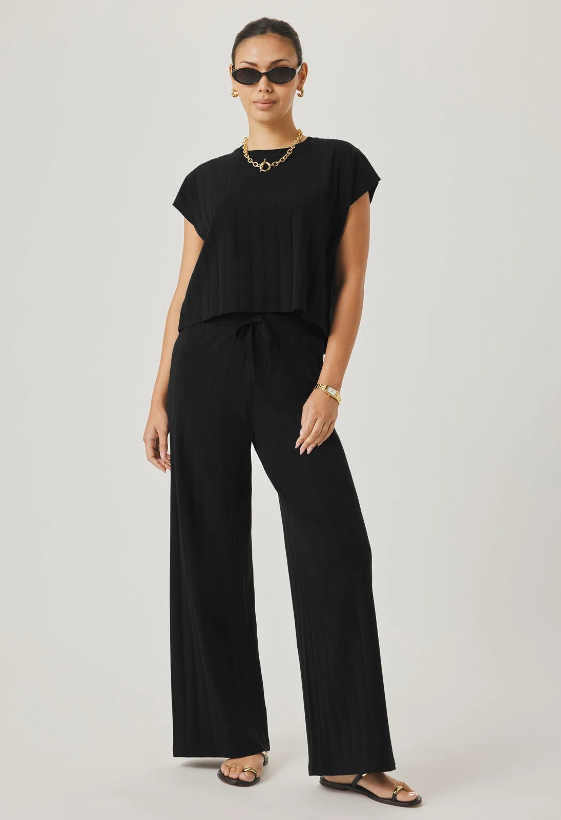 Splendid x @Cellajaneblog Wide Rib Top