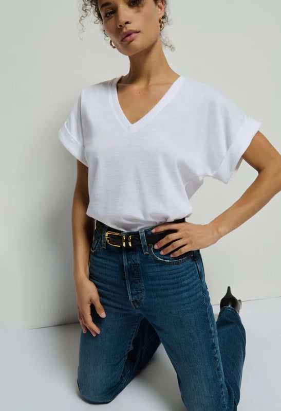 Stevie Cuffed V-Neck