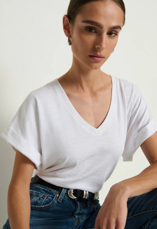 Stevie Cuffed V-Neck