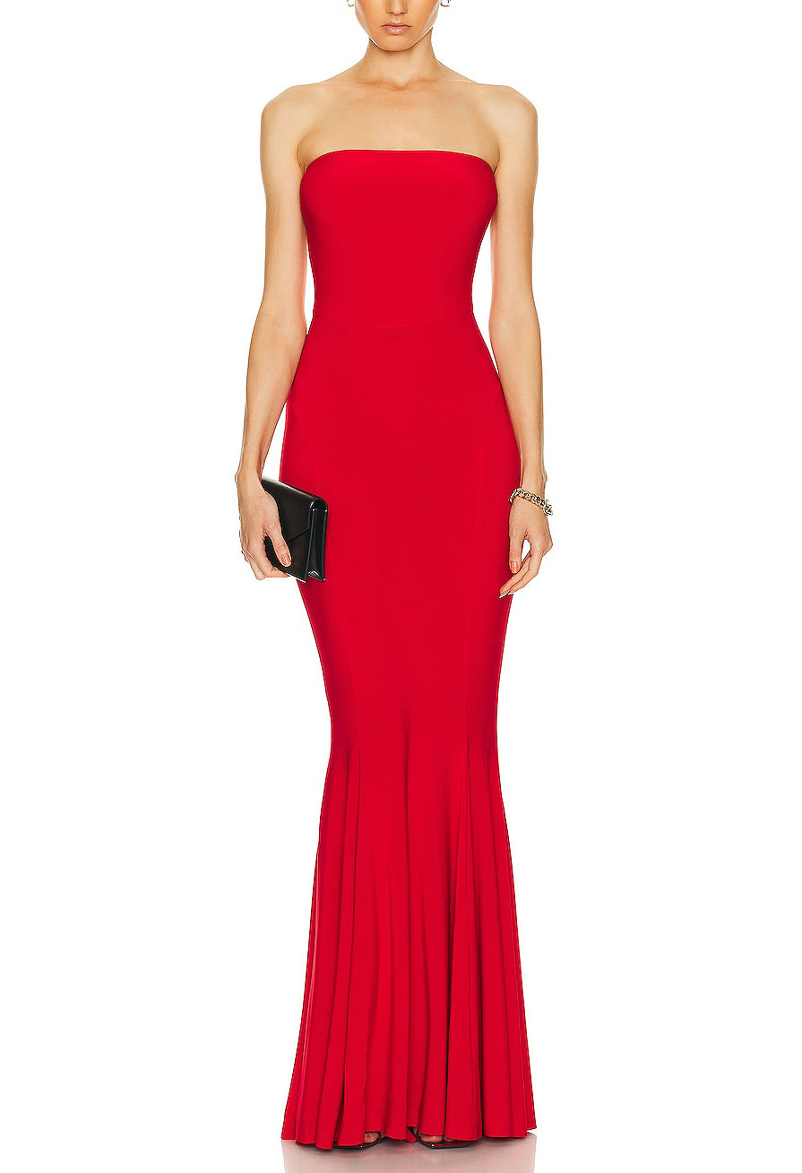 Strapless Fishtail Gown