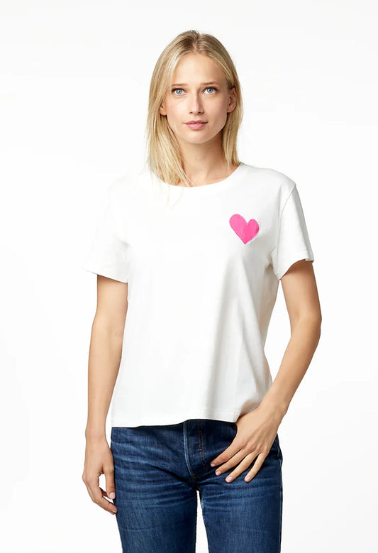 Suke Contrast Heart Tee