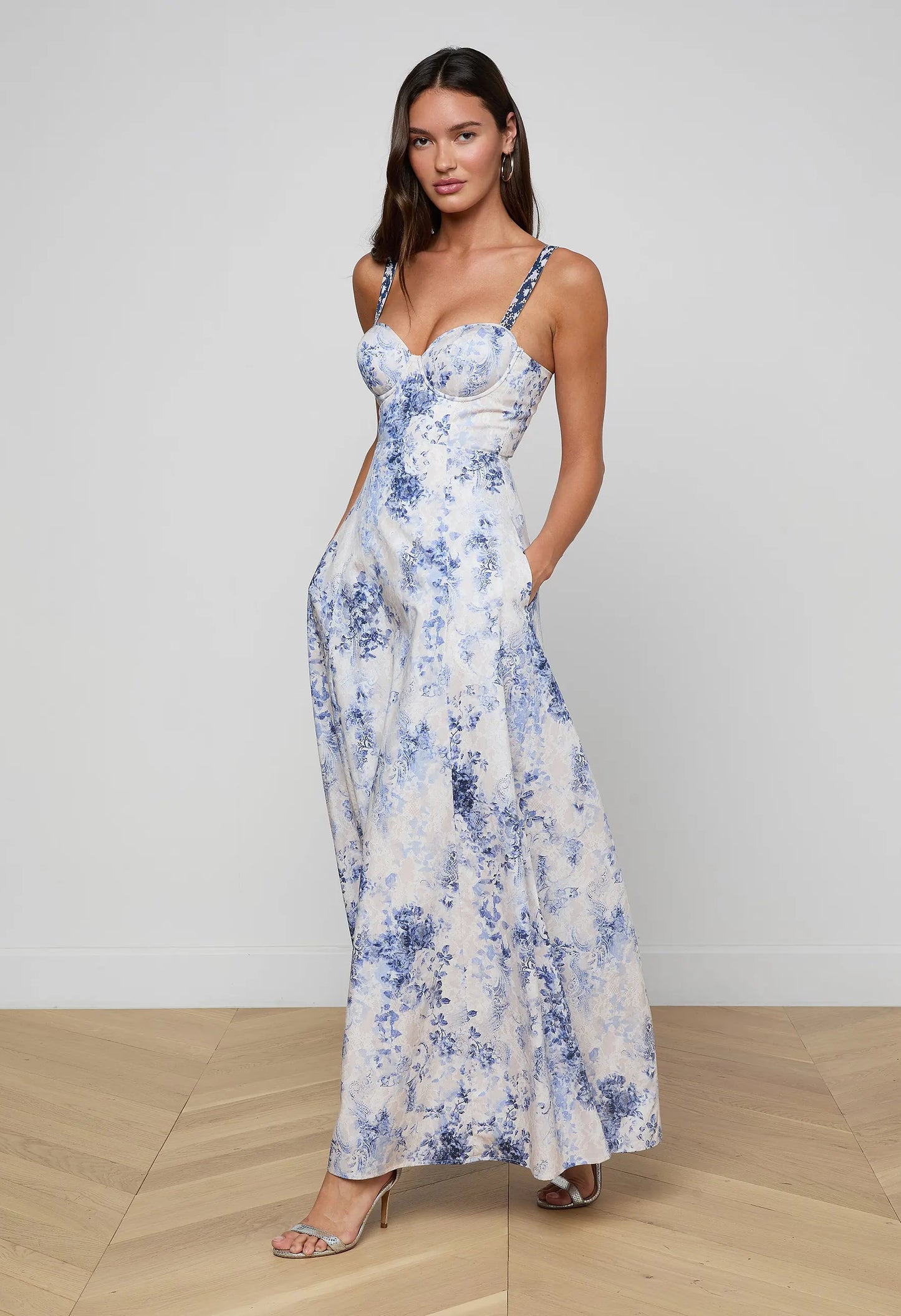 Sutton Beaded Strap Gown