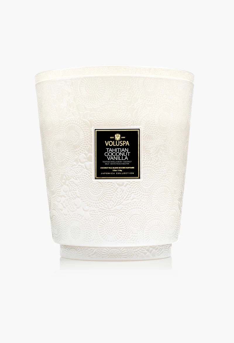Tahitian Coconut 5 Wick Hearth Candle