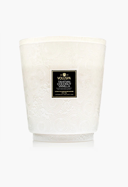 Tahitian Coconut 5 Wick Hearth Candle