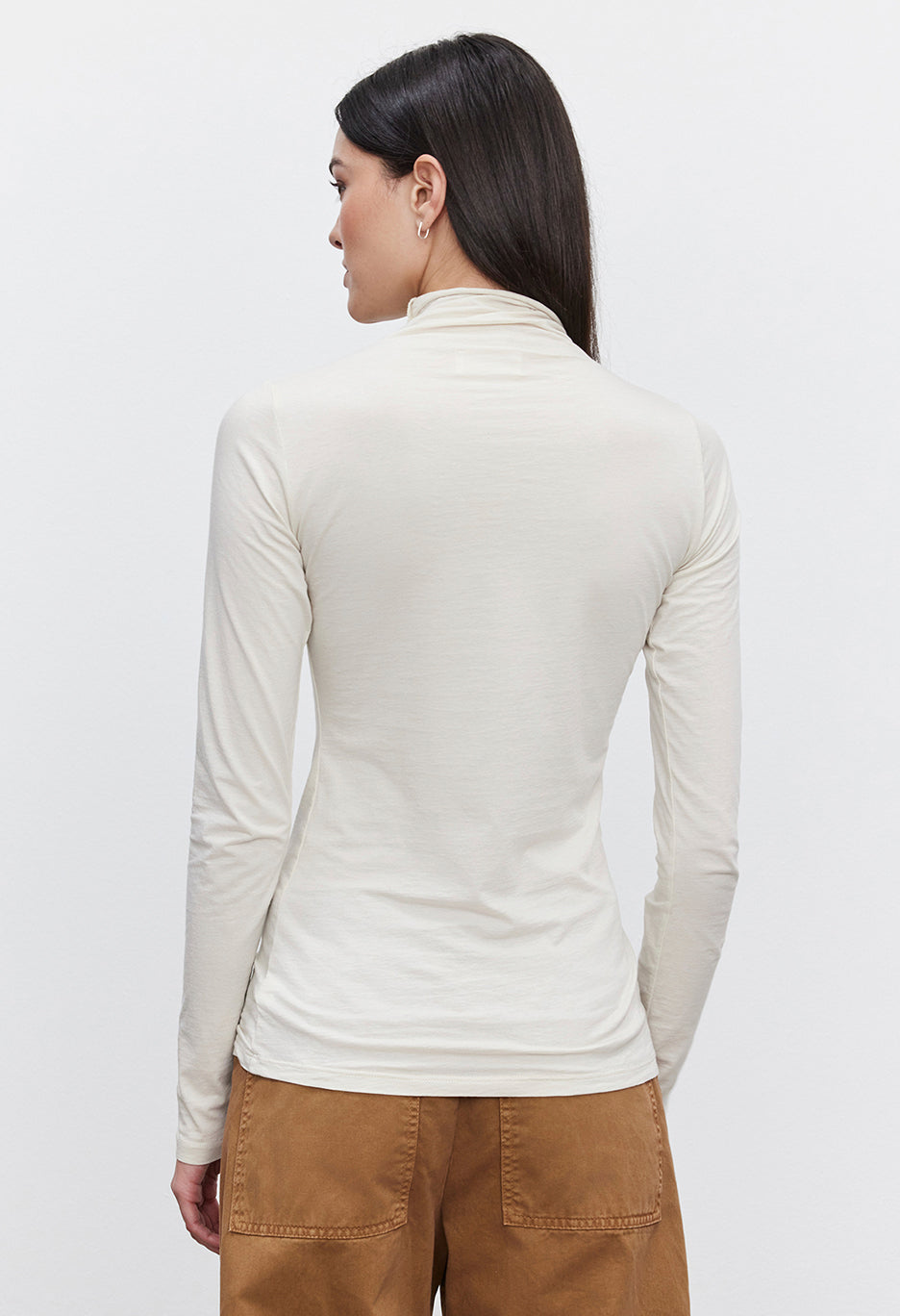 Talisia Gauzy Whisper Classic Mock Neck