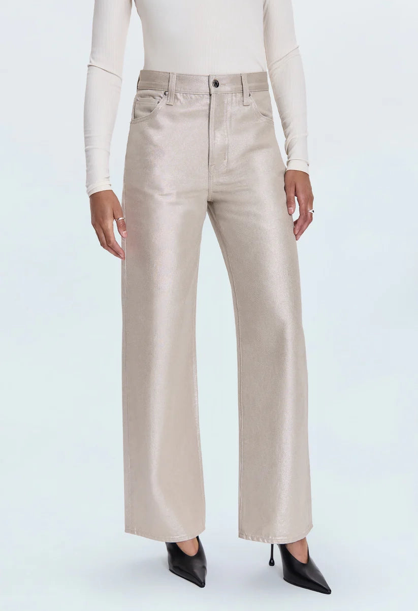 Tate High Rise Bowed Wide Leg