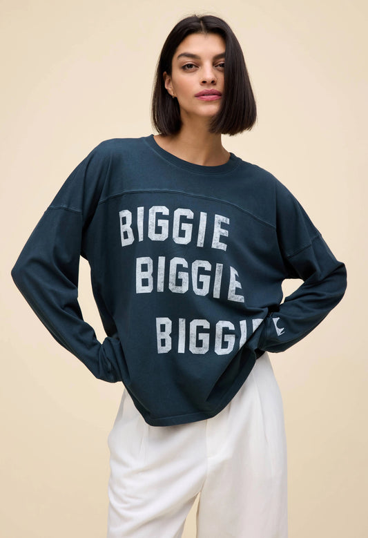 The Notorious B.I.G. Biggie Biggie Biggie Varsity Long Sleeve