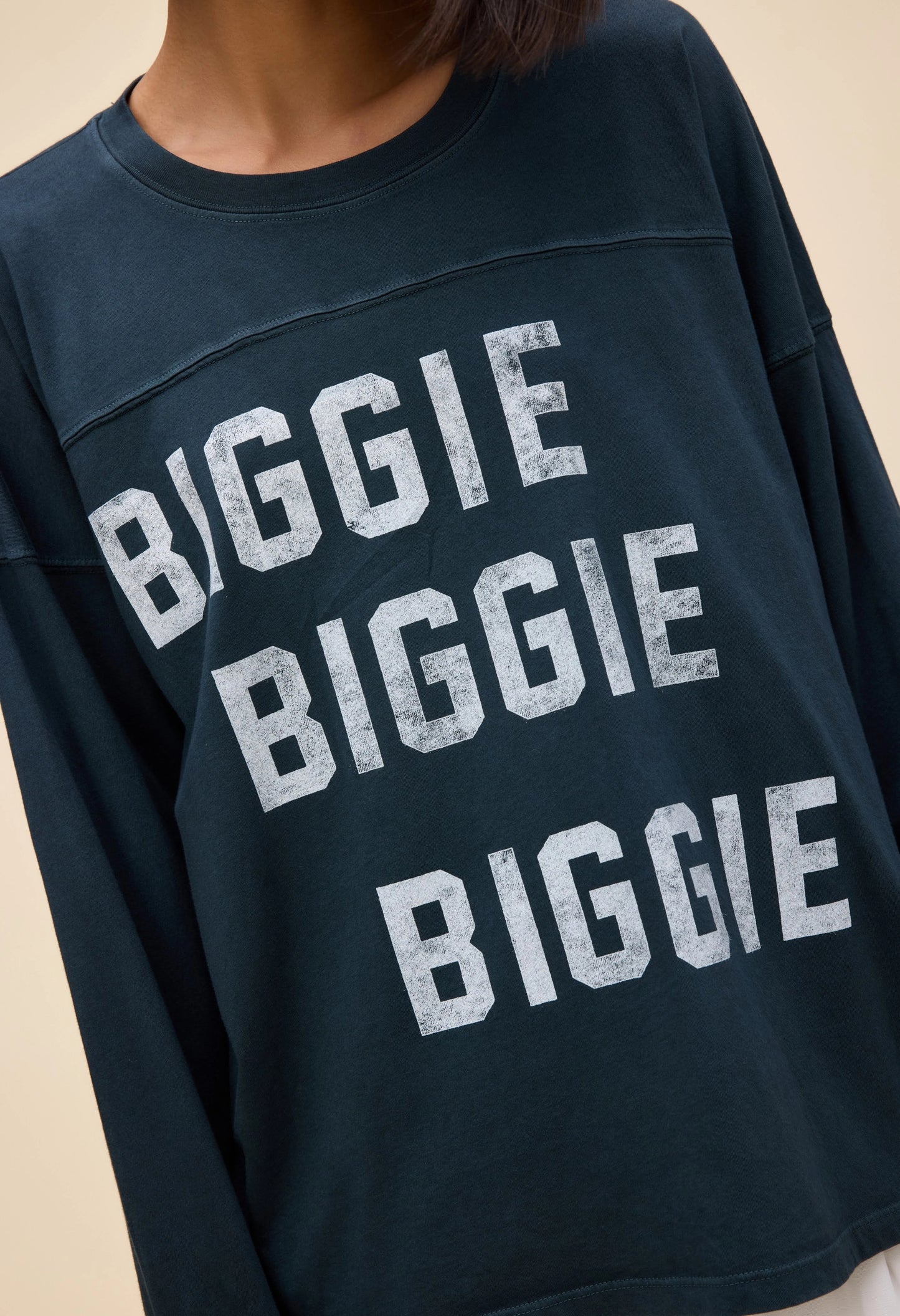 The Notorious B.I.G. Biggie Biggie Biggie Varsity Long Sleeve