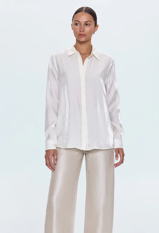 Tilda Long Sleeve Button Up Top