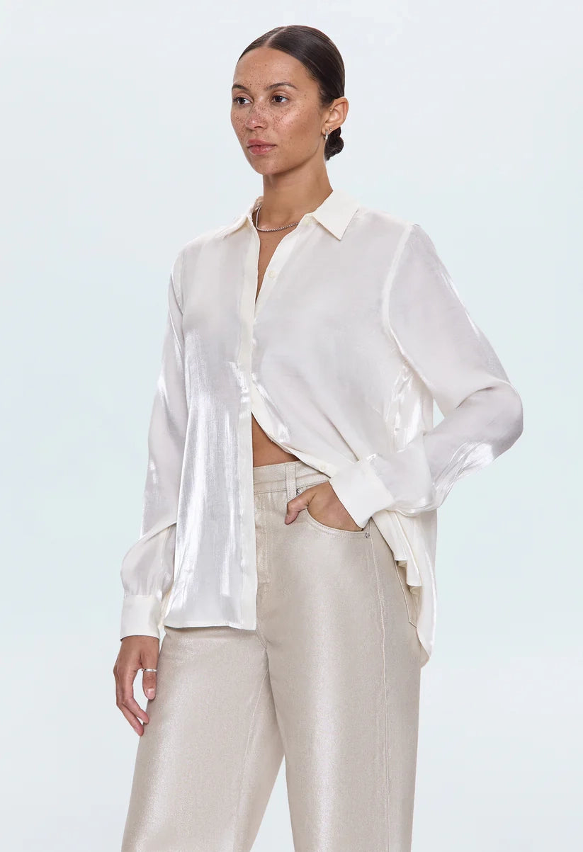 Tilda Long Sleeve Button Up Top