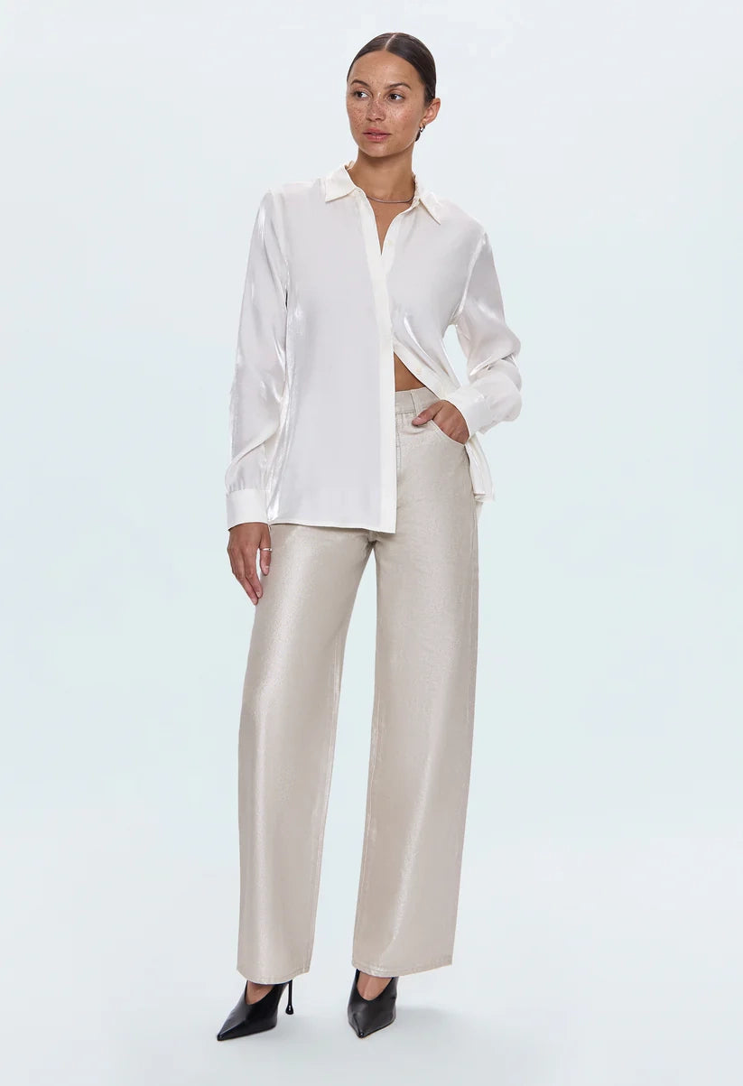 Tilda Long Sleeve Button Up Top