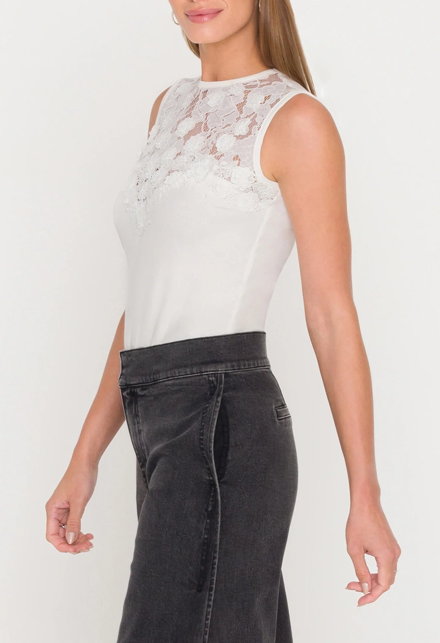Trina 3D Lace Combo Top