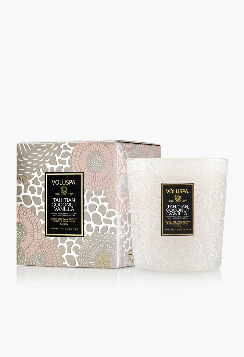 Tahitian Coconut Vanilla 9 oz Classic Candle