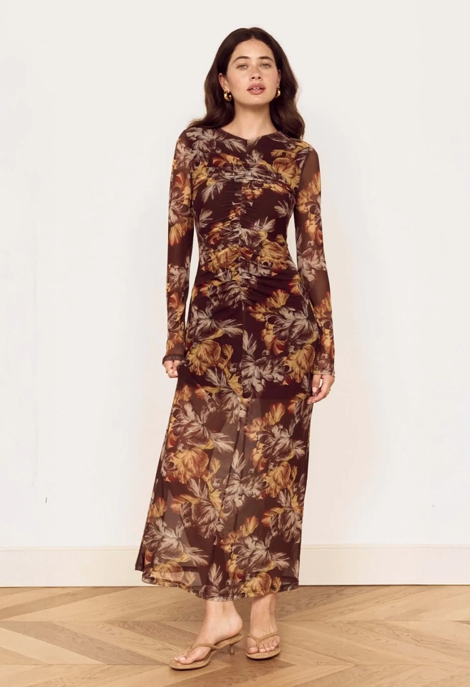Tahlia Mesh Midi Dress