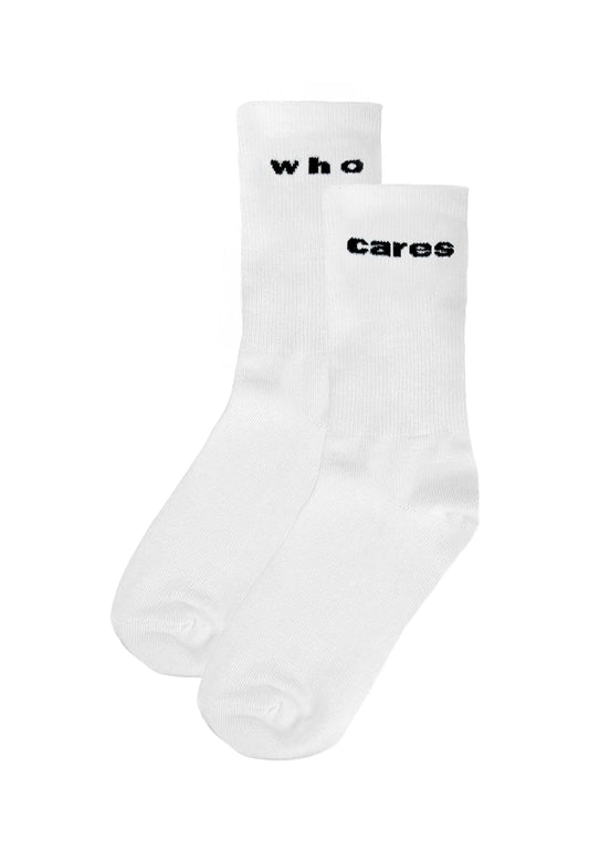 Who Cares Socks Tall