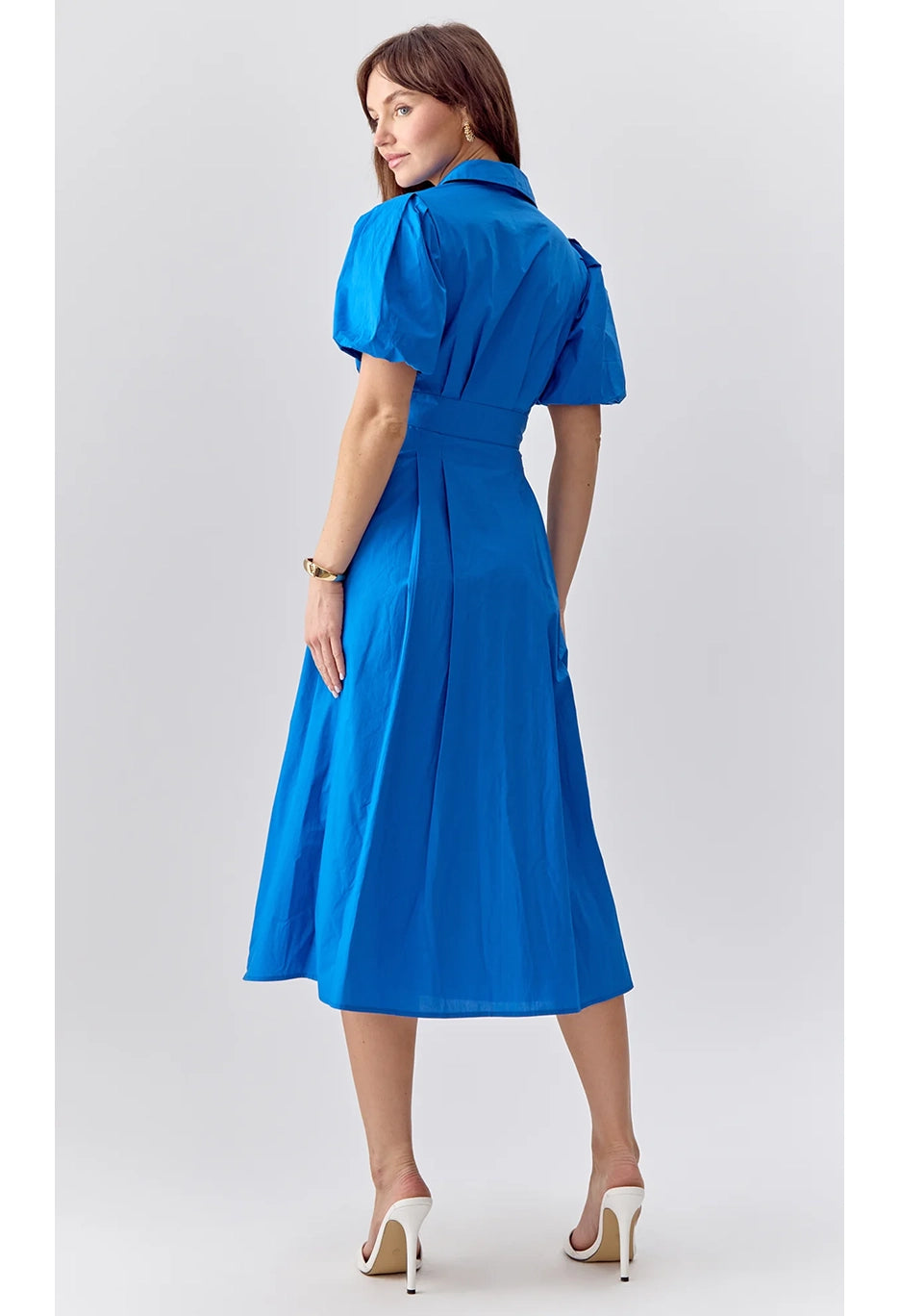 Tasha Poplin Midi Dress