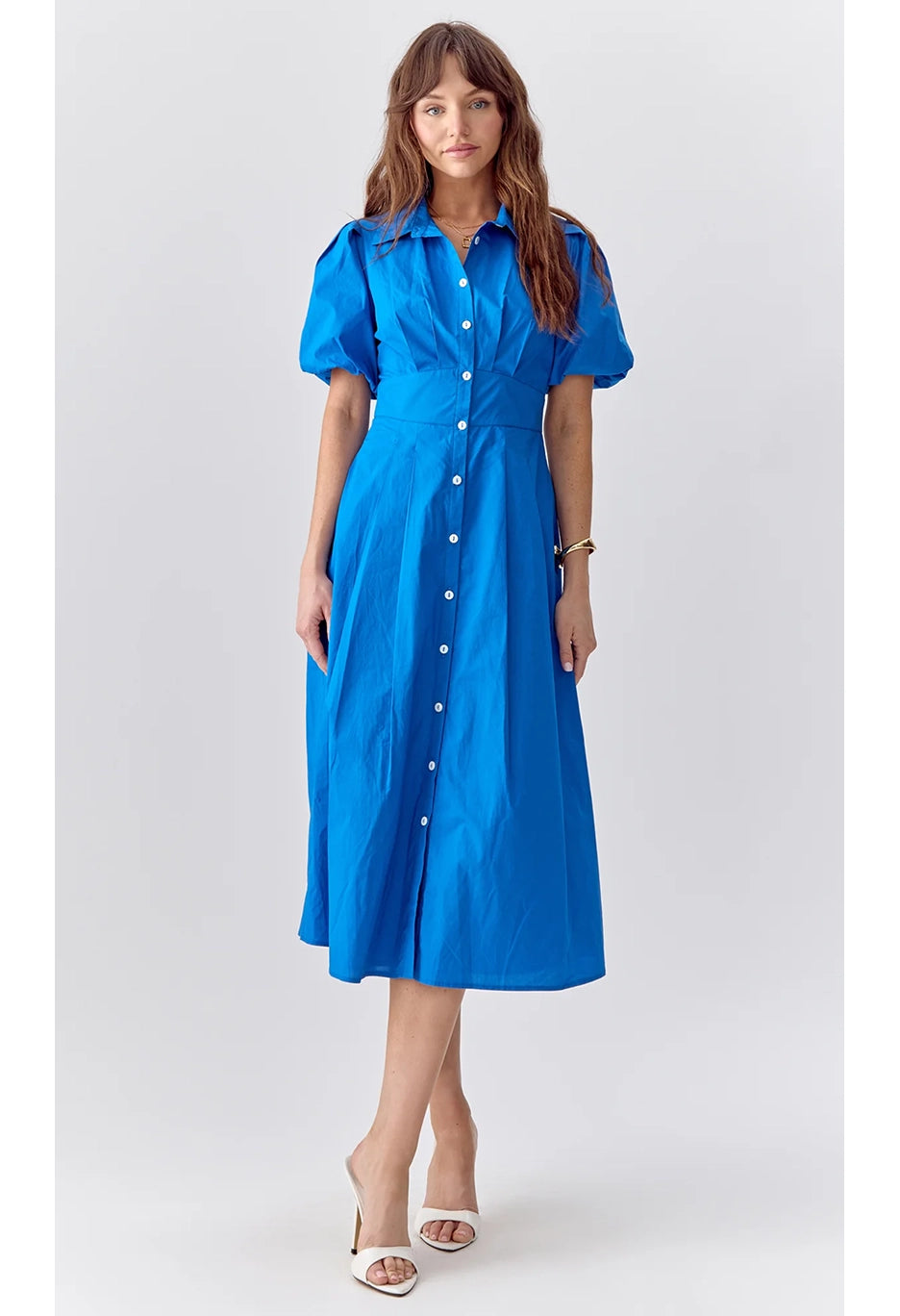 Tasha Poplin Midi Dress