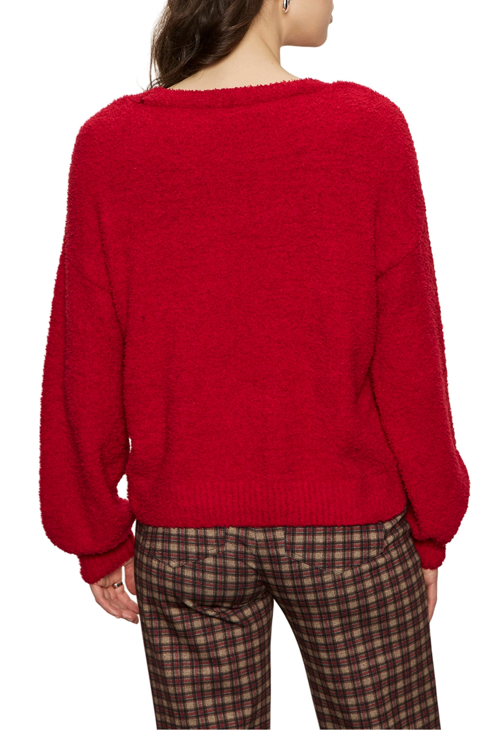 Teddy V-Neck Sweater