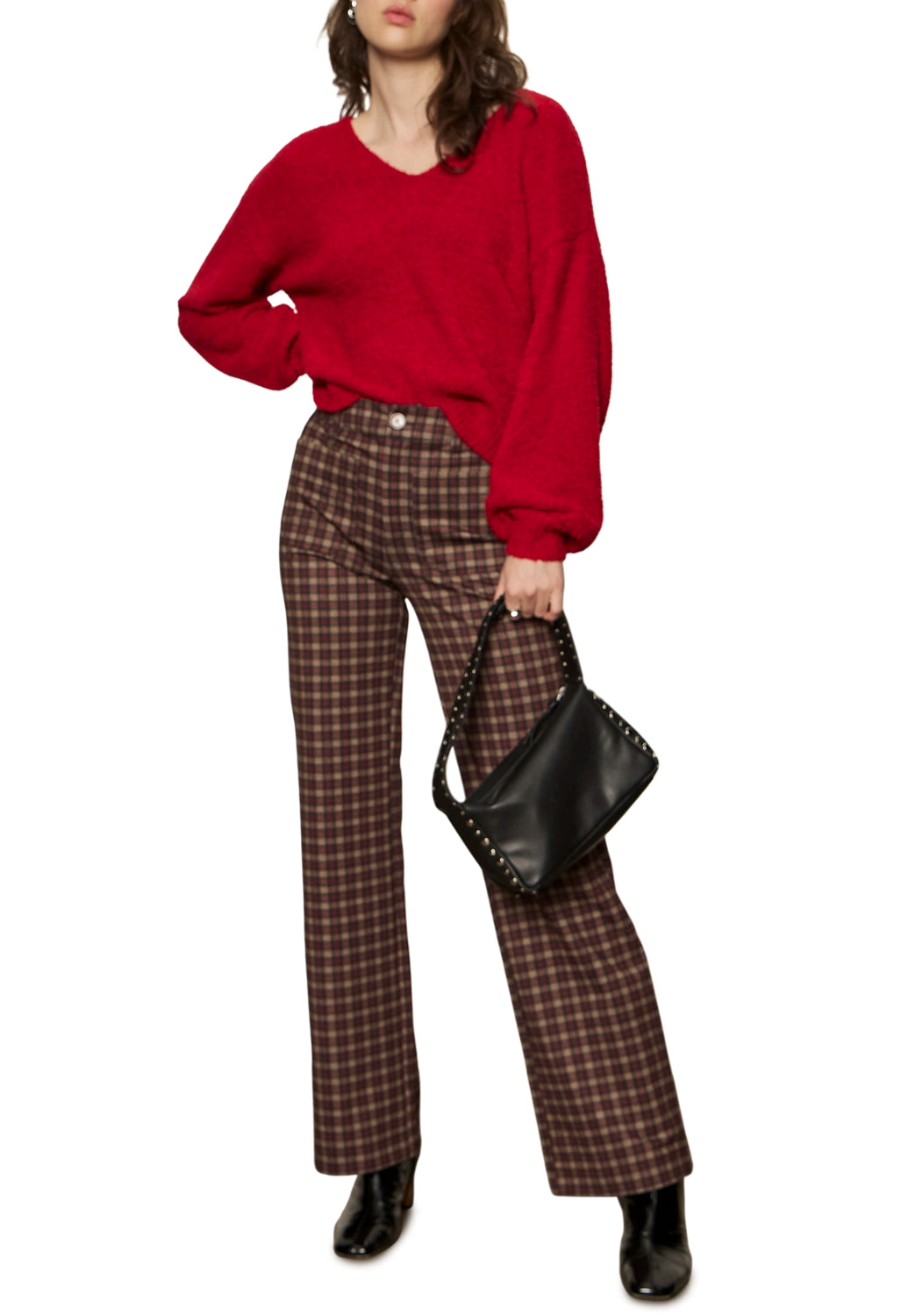 Teddy V-Neck Sweater