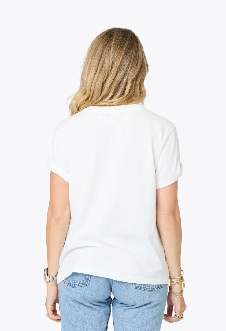 Suke Tee Contrast Imperfect Heart
