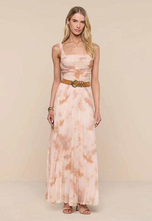 Torin Pleated Maxi Skirt