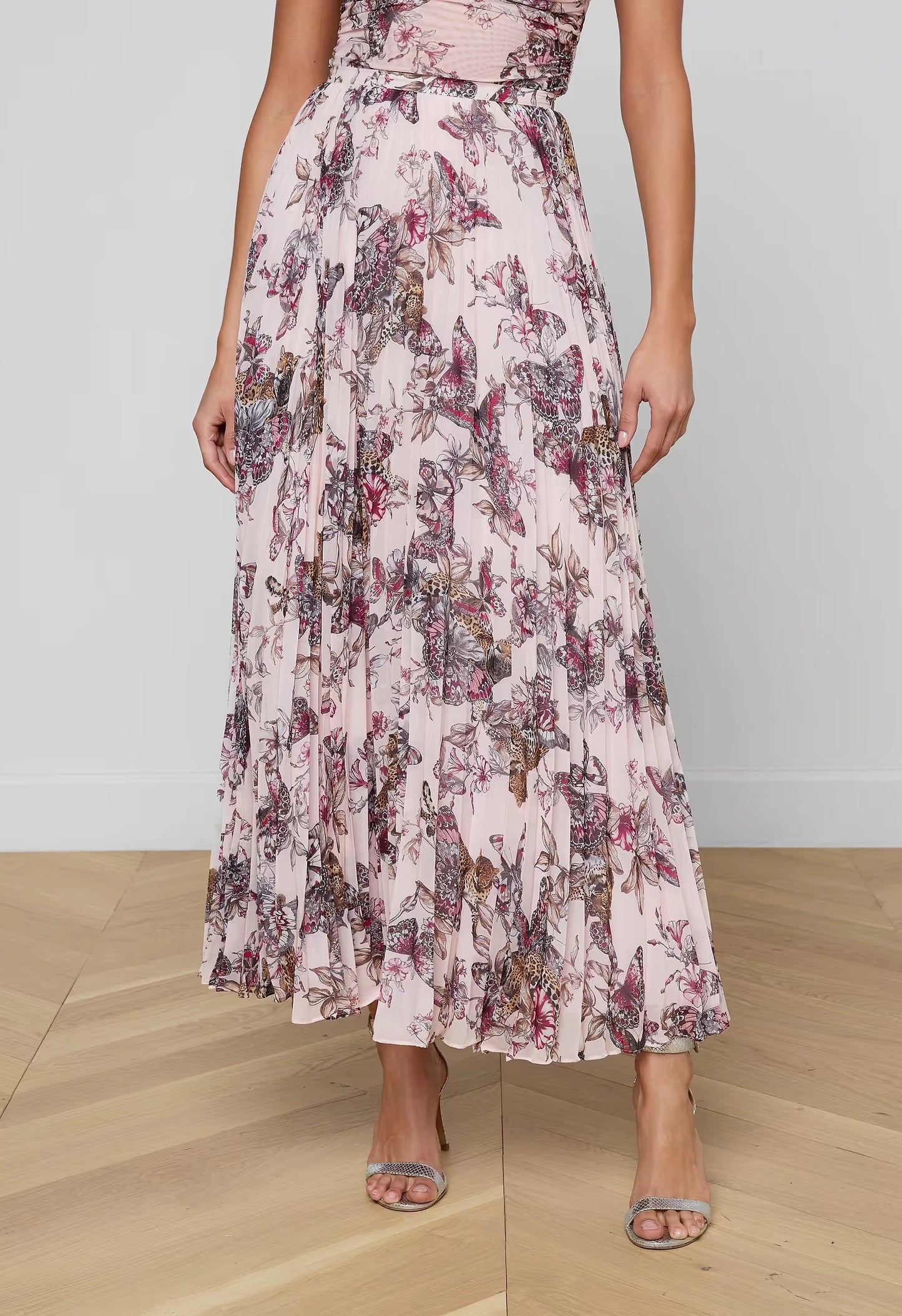 Torin Pleated Maxi Skirt