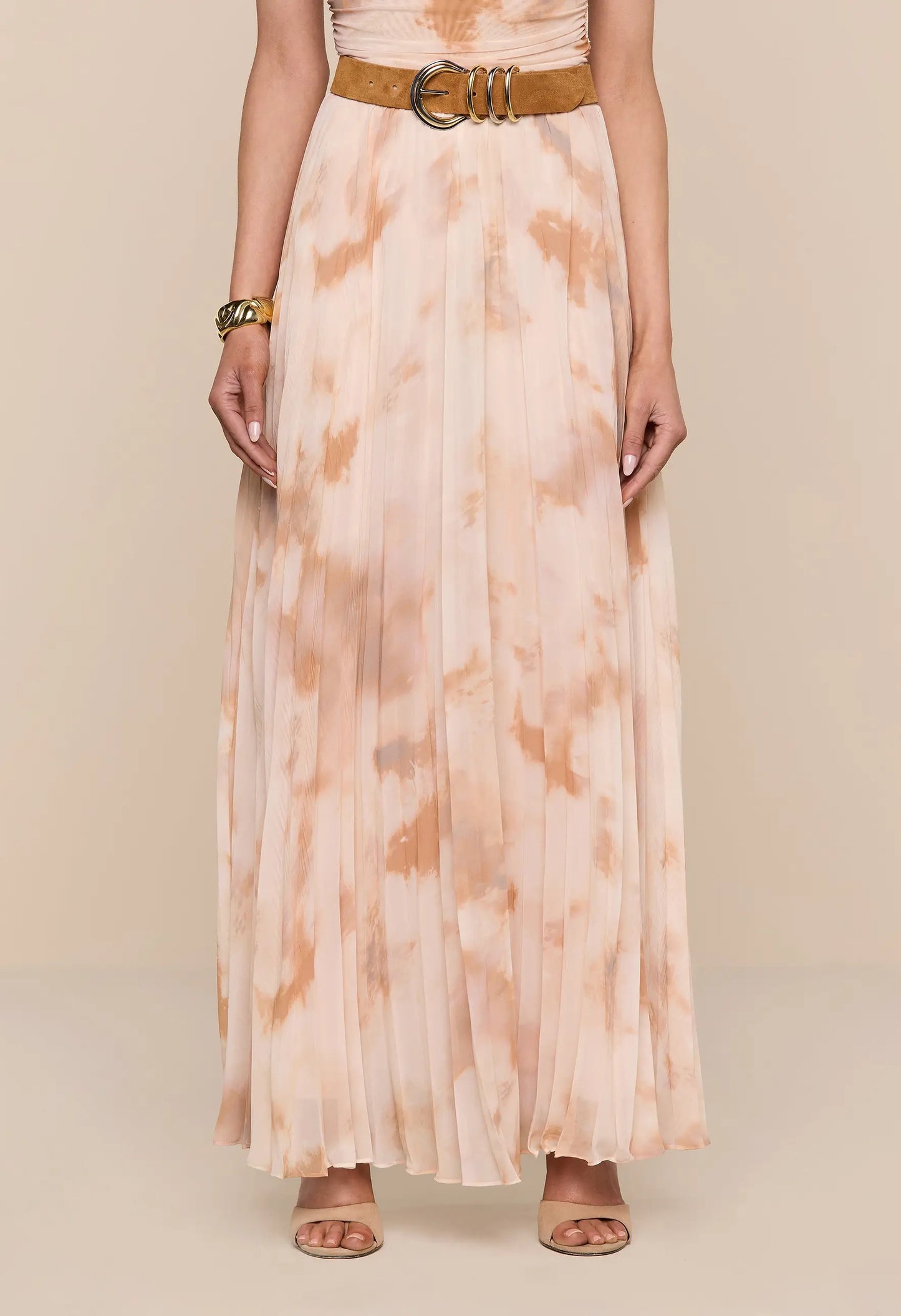 Torin Pleated Maxi Skirt