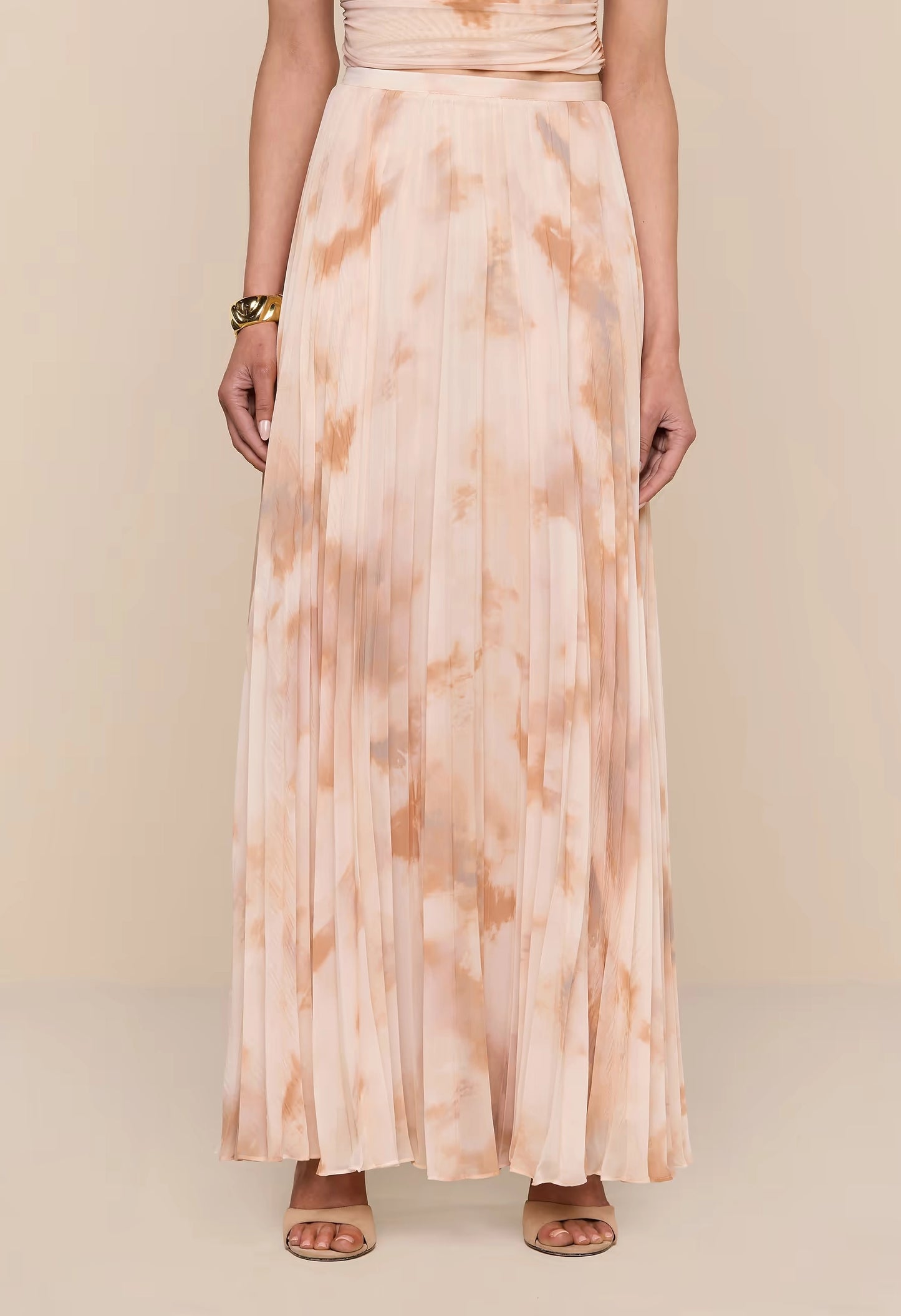 Torin Pleated Maxi Skirt